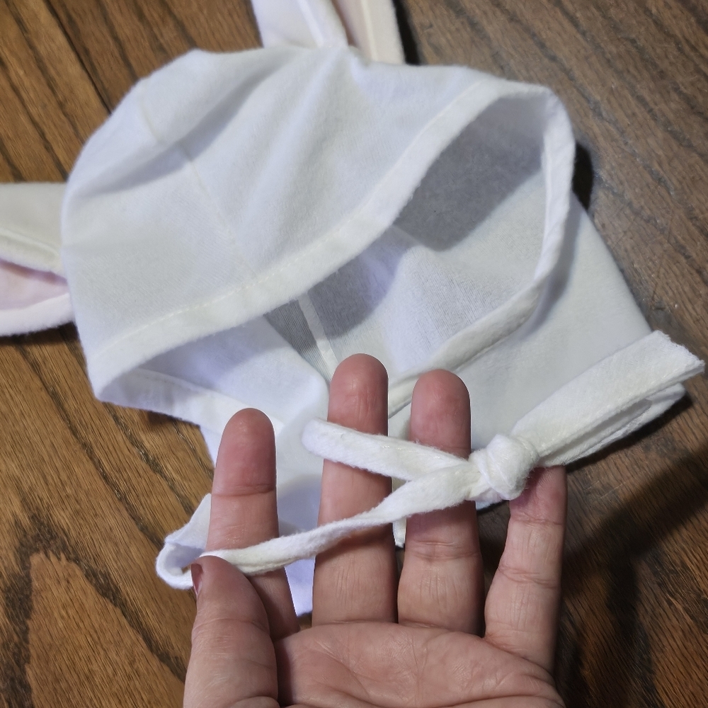 Made in the USA White Bunny Costume For 2-4 years - Picture 7 of 11